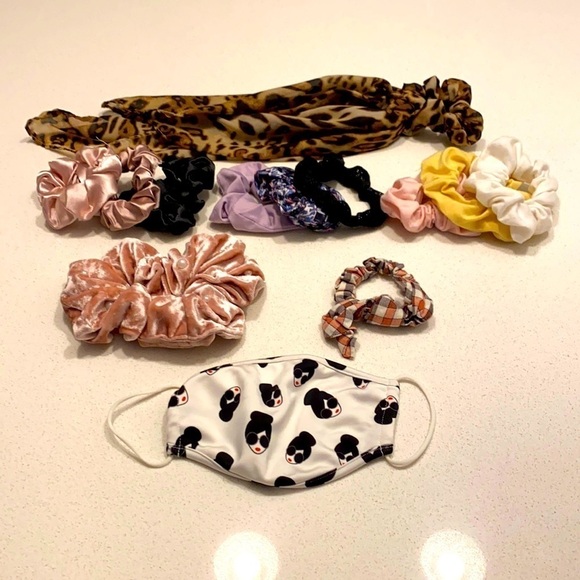 90s Style Scrunchie Bundle - Picture 1 of 16
